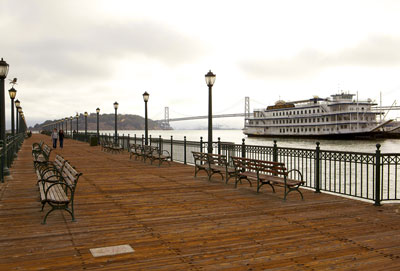 Entrance to Pier 39 Parking