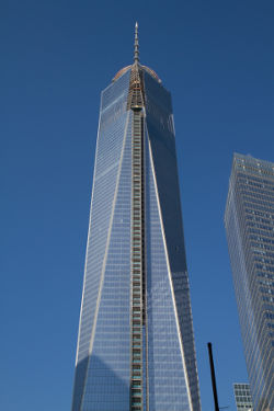 Entrance to One World Trade Center Parking Brookfield Place