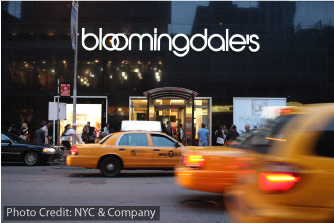 Entrance to Bloomingdales 59th Street Store Parking