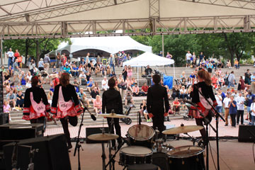 Entrance to Greenfest Parking
