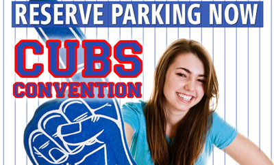 Entrance to Cubs Convention Parking