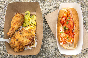 Entrance to Taste of The Fenway Parking